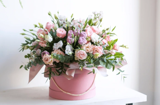 FLORAL HAT BOX